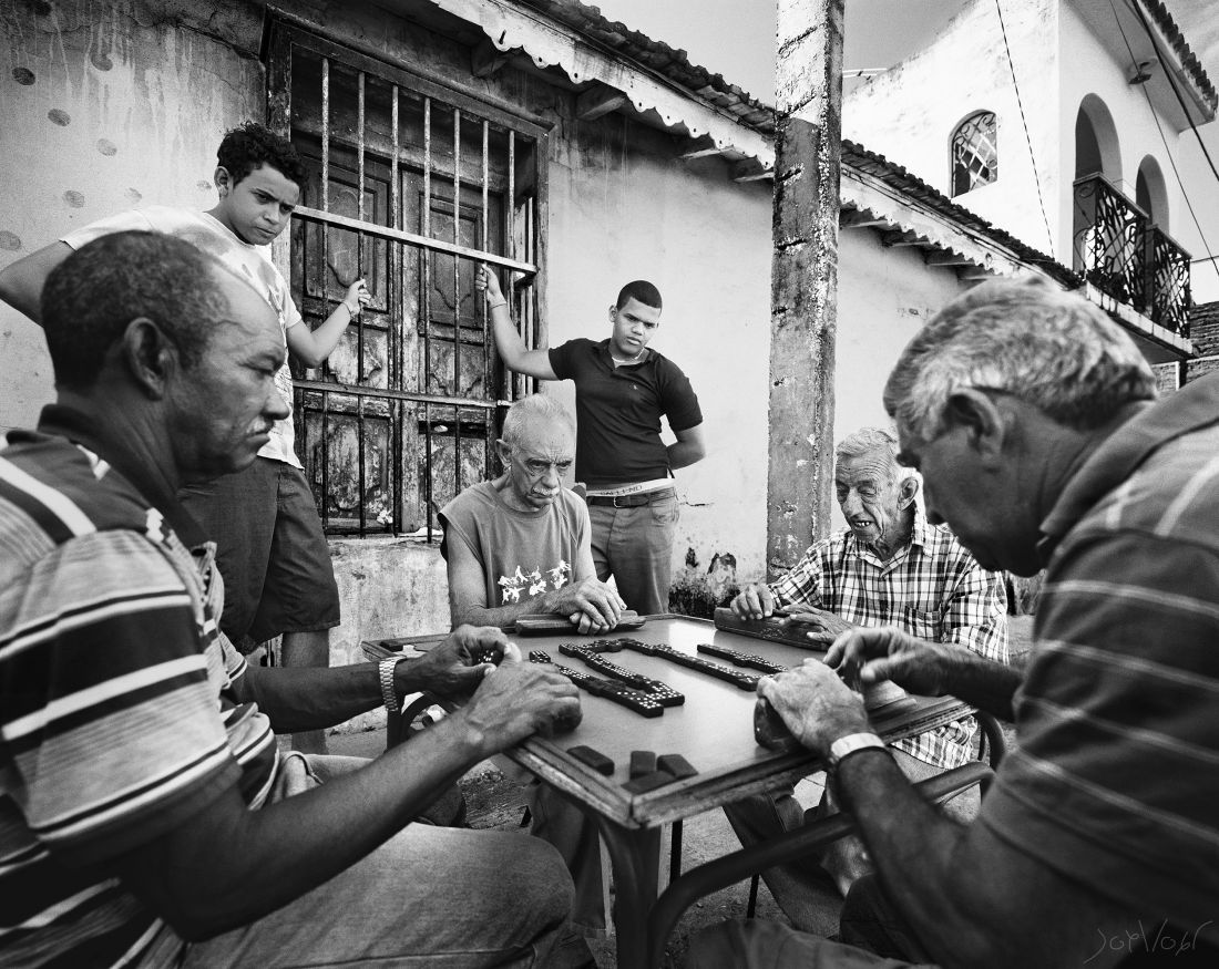 Joueurs De Dominos Trinidad Cuba